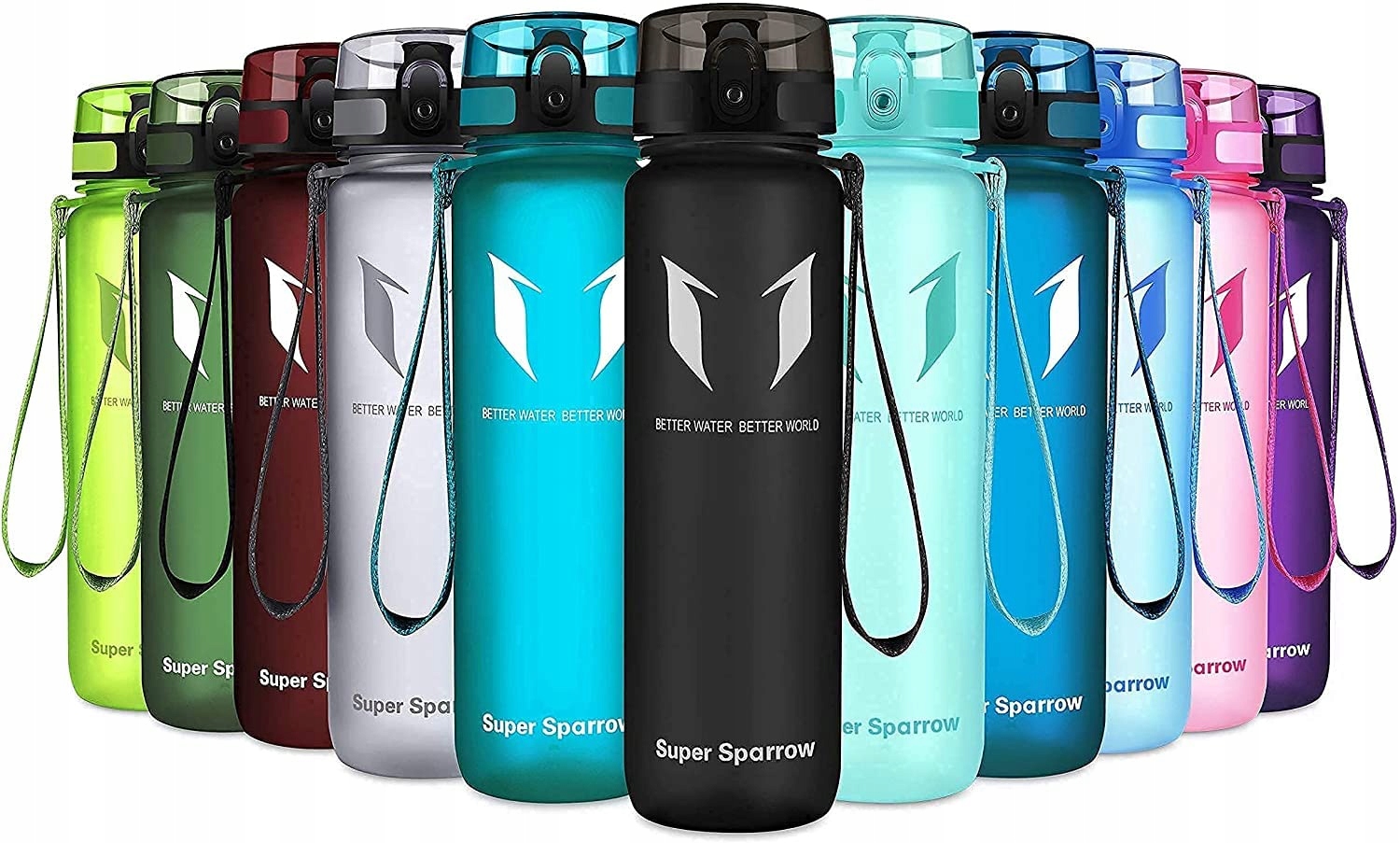 Butelka Sparrow 500 ml czarny
