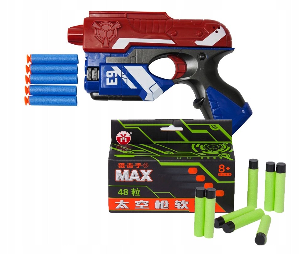 

Pistolet Rapid 53 naboje piankowe