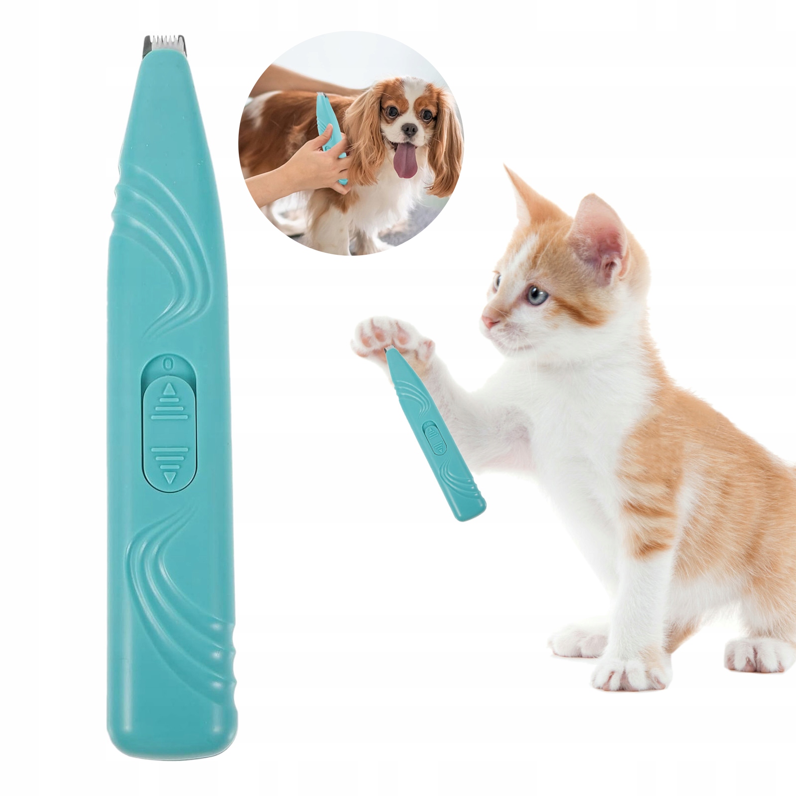 Levně Elektrický Střihací Strojek Pro Psy A Kočky Na Srst A Drápy Bezdraútový Střihací Strojek Pro Domácí Zvířata, Tichý
