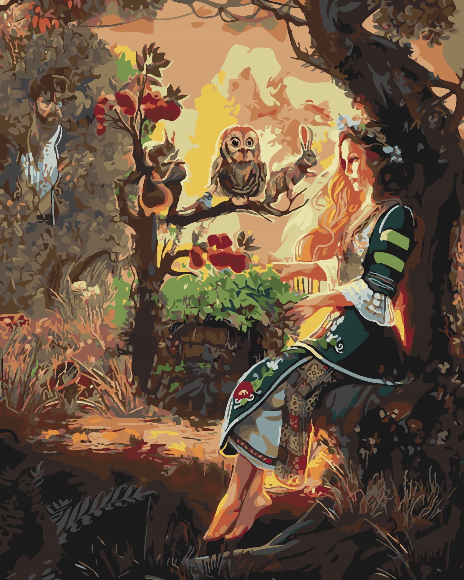 Obraz pro Malování Podle Čísel Polský folk