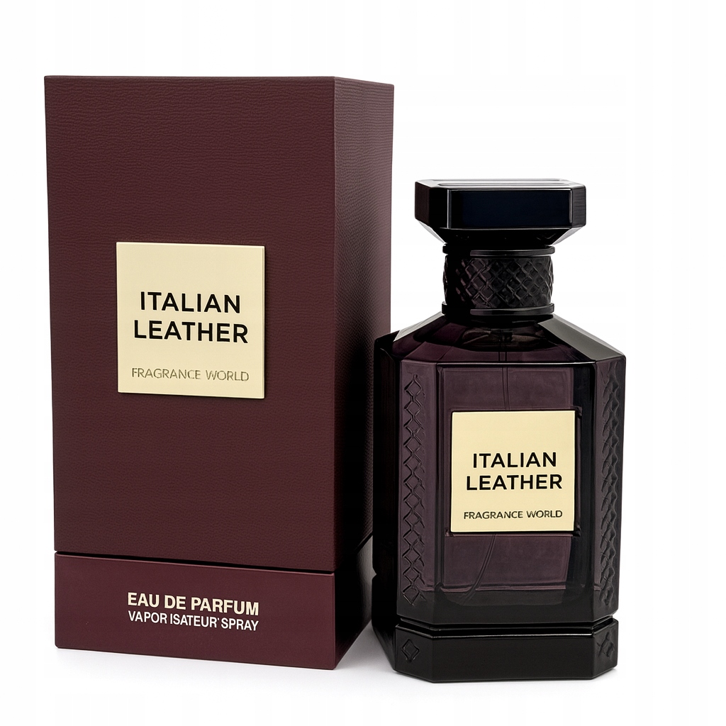 Oryginalne Perfumy Arabskie Fragrance World Italian Leather 80ml+GRATIS!!