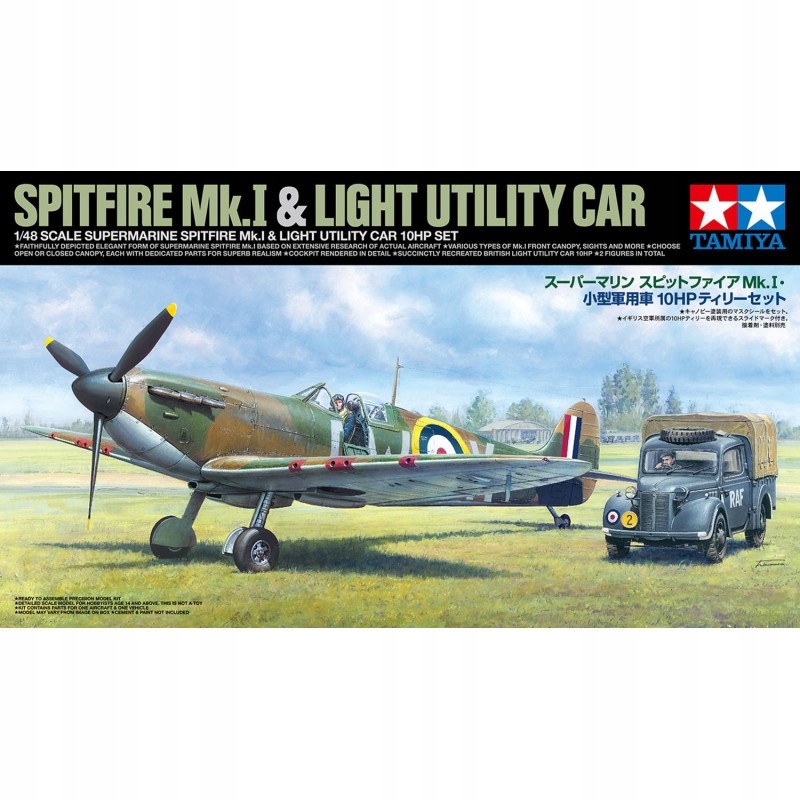 Tamiya Model plastový Supermarine Spitfire Mk.I&Light Utility C