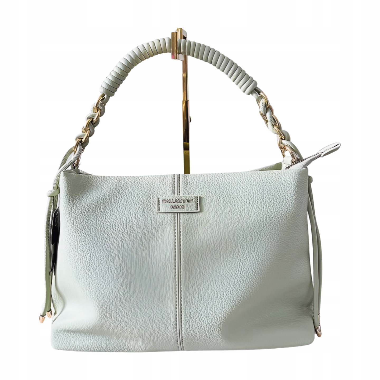 Gallantry shopper taška s prošitím přes rameno, zelená