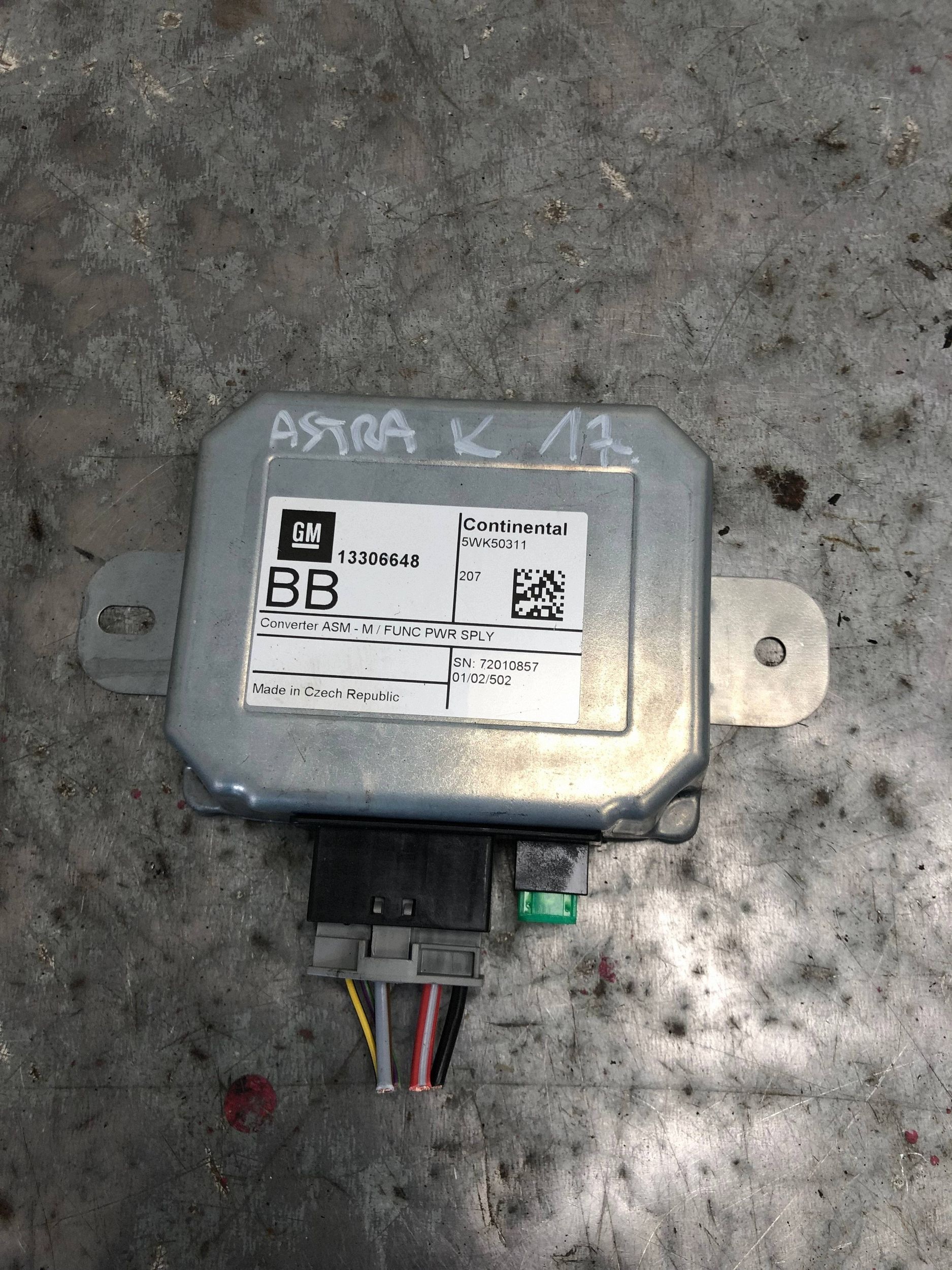 module control unit navigation devices OPEL ASTRA K KOMBI 13306648