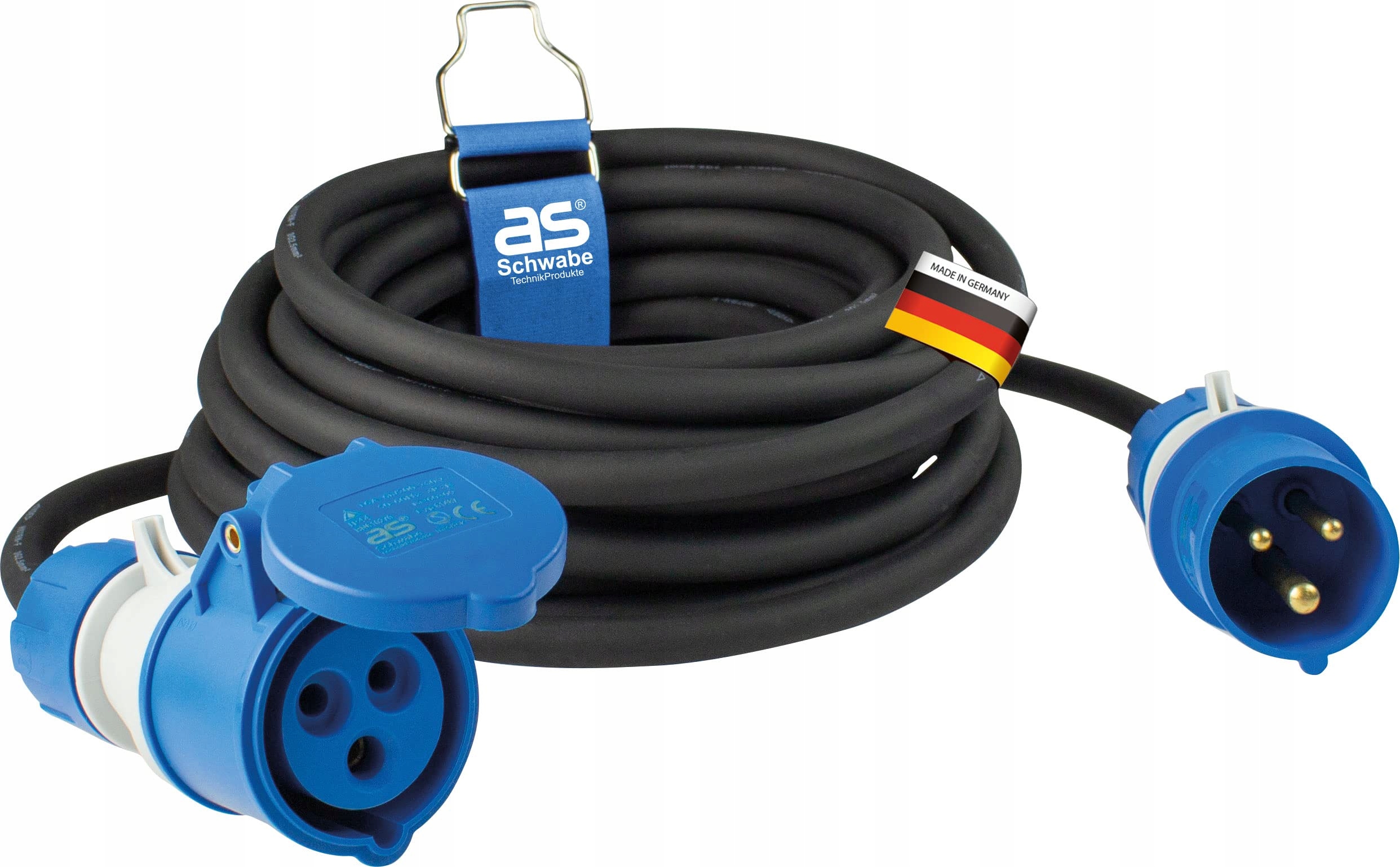 Predlžovací Kábel pre kempingový Cee As Schwabe 10 m