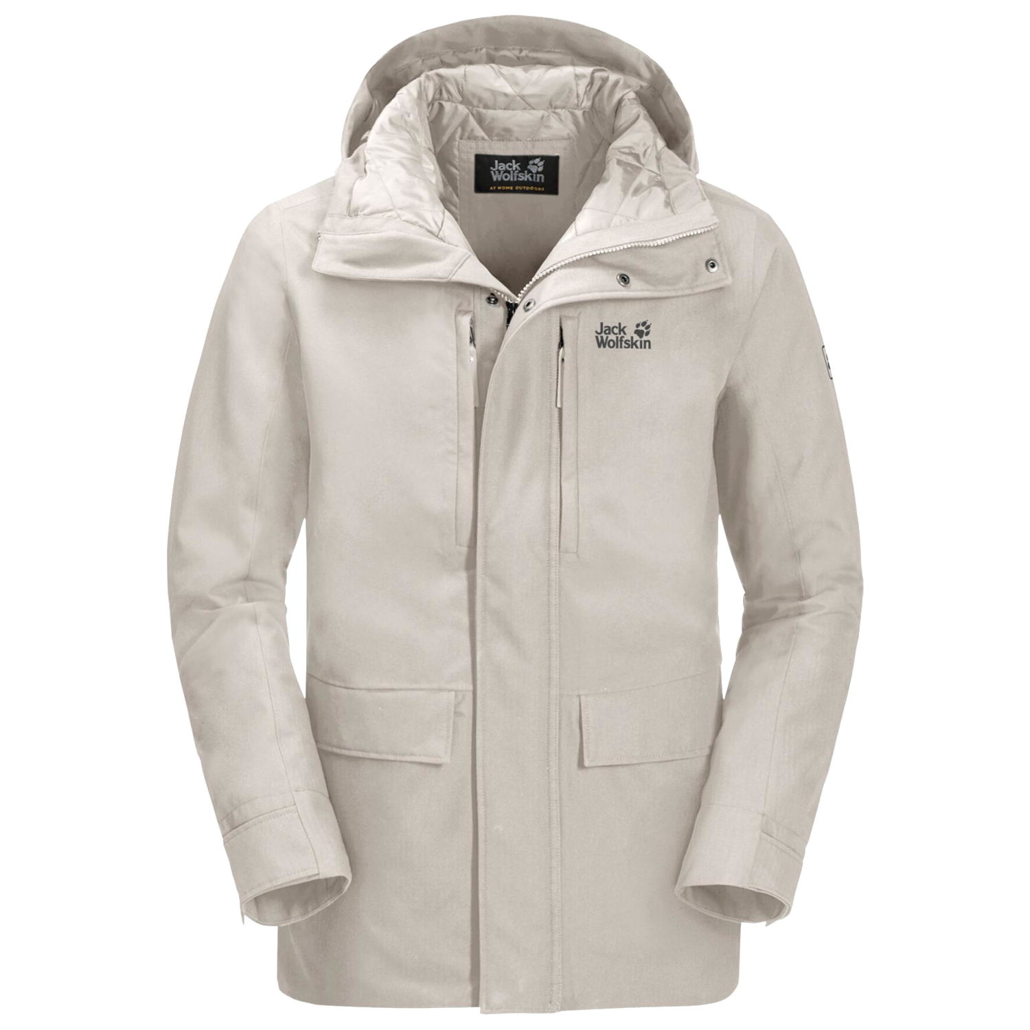 Jack Wolfskin West Coast 2L Jkt W [s] Pánská bunda Polyester Bílá