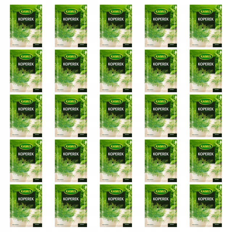 Kamis Kopr sušený, list kopru 6 g X25
