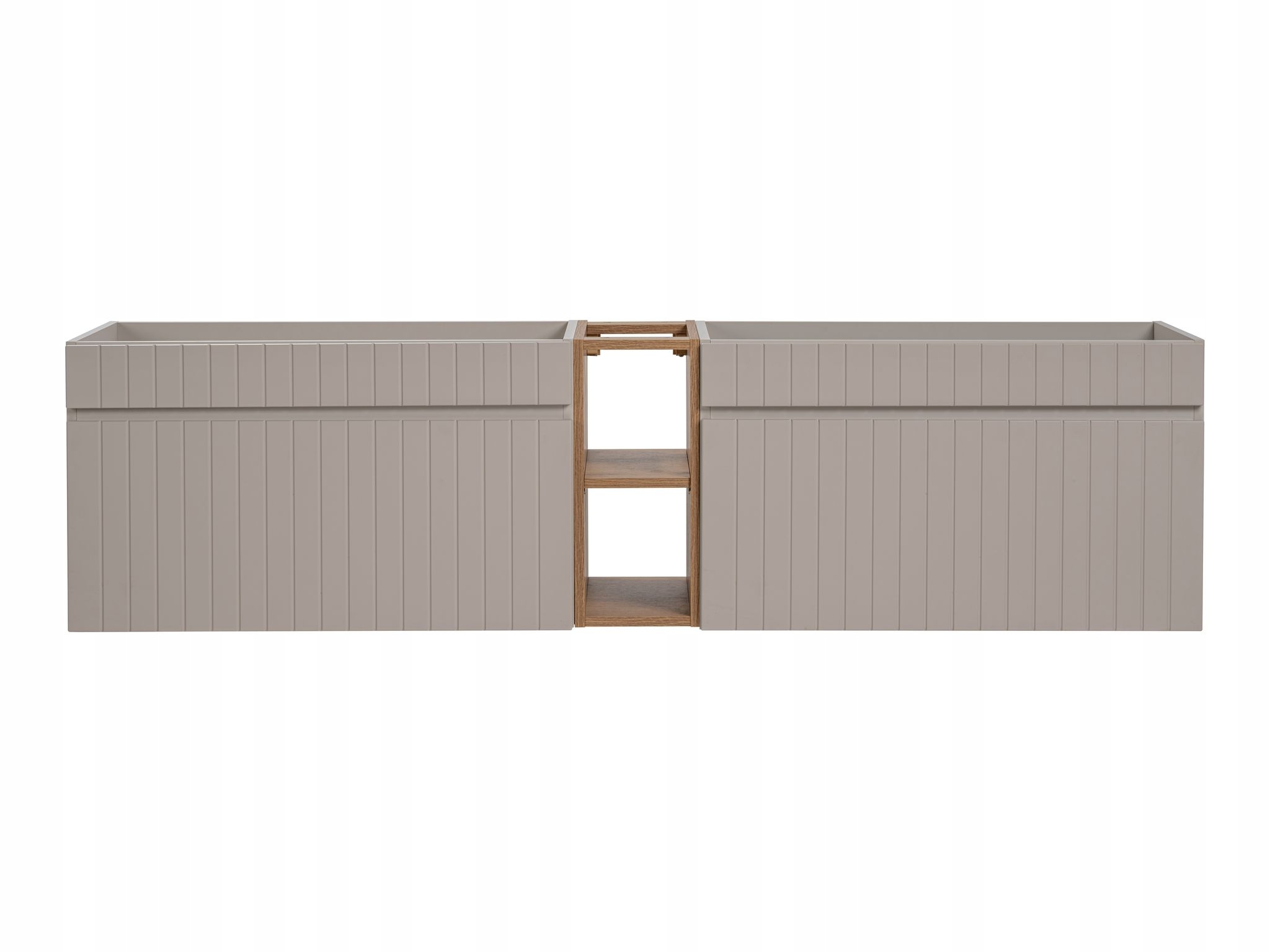 Szafka łazienkowa wisząca 180cm kaszmirowa szuflad Kolor mebla odcienie beżu