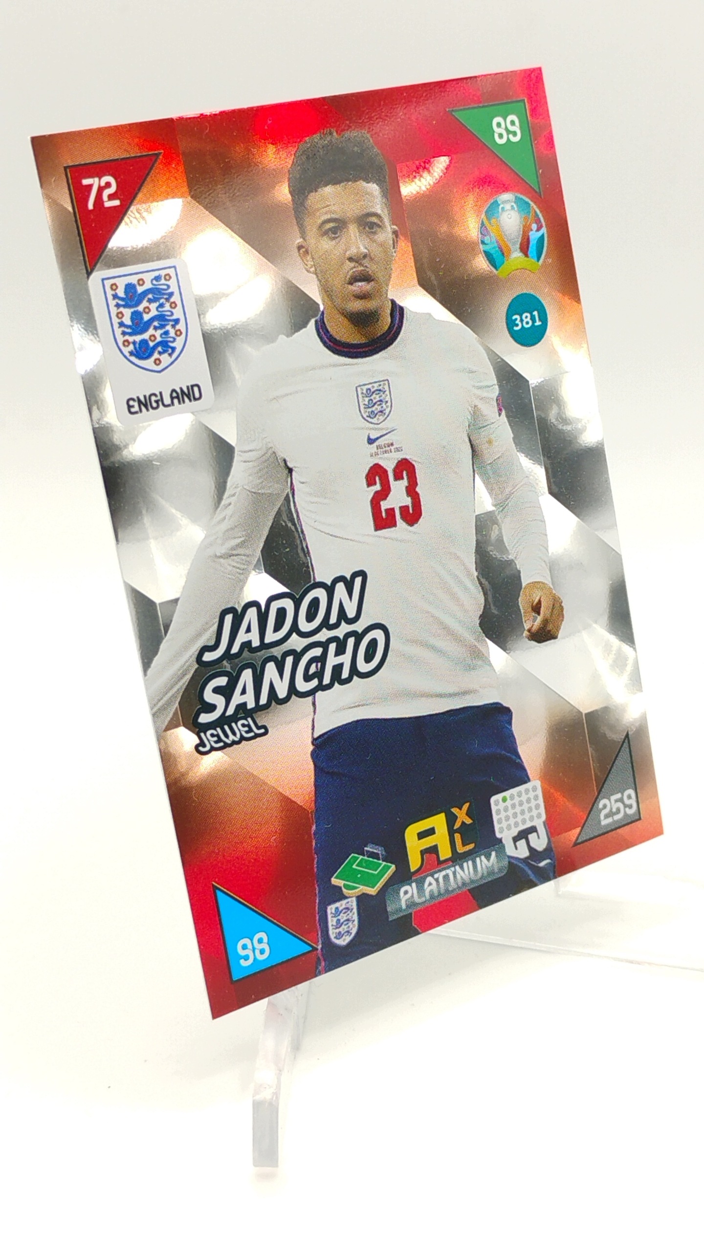 Panini Euro 2020 Kick Off 2021 Platinum 381 Jason Sancho Anglia