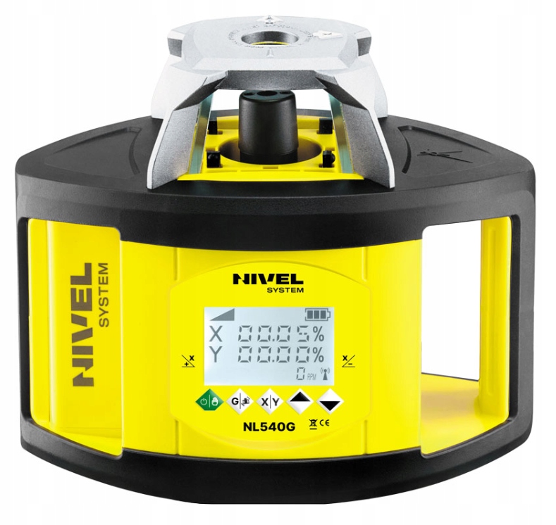 NIVEL SYSTEM LASER OBROTOWY 500m NL540GD AKCESORIA Model NL540G DIGITAL