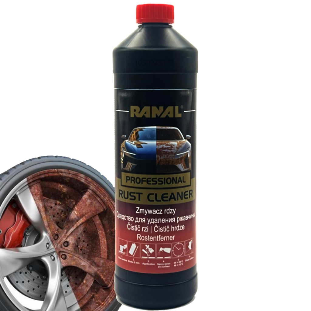 Zmywacz Rdzy Neutralizator Konwerter Odrdzewiacz Ranal 1L Pro Rust Cleaner