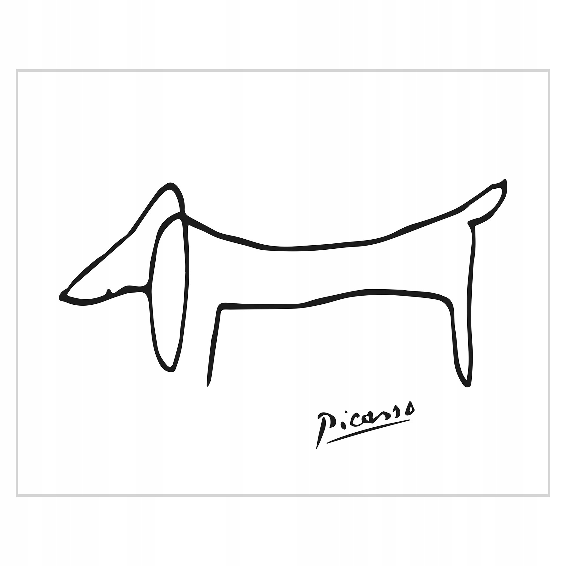 

Plakat 50x40 Pablo Picasso Dog