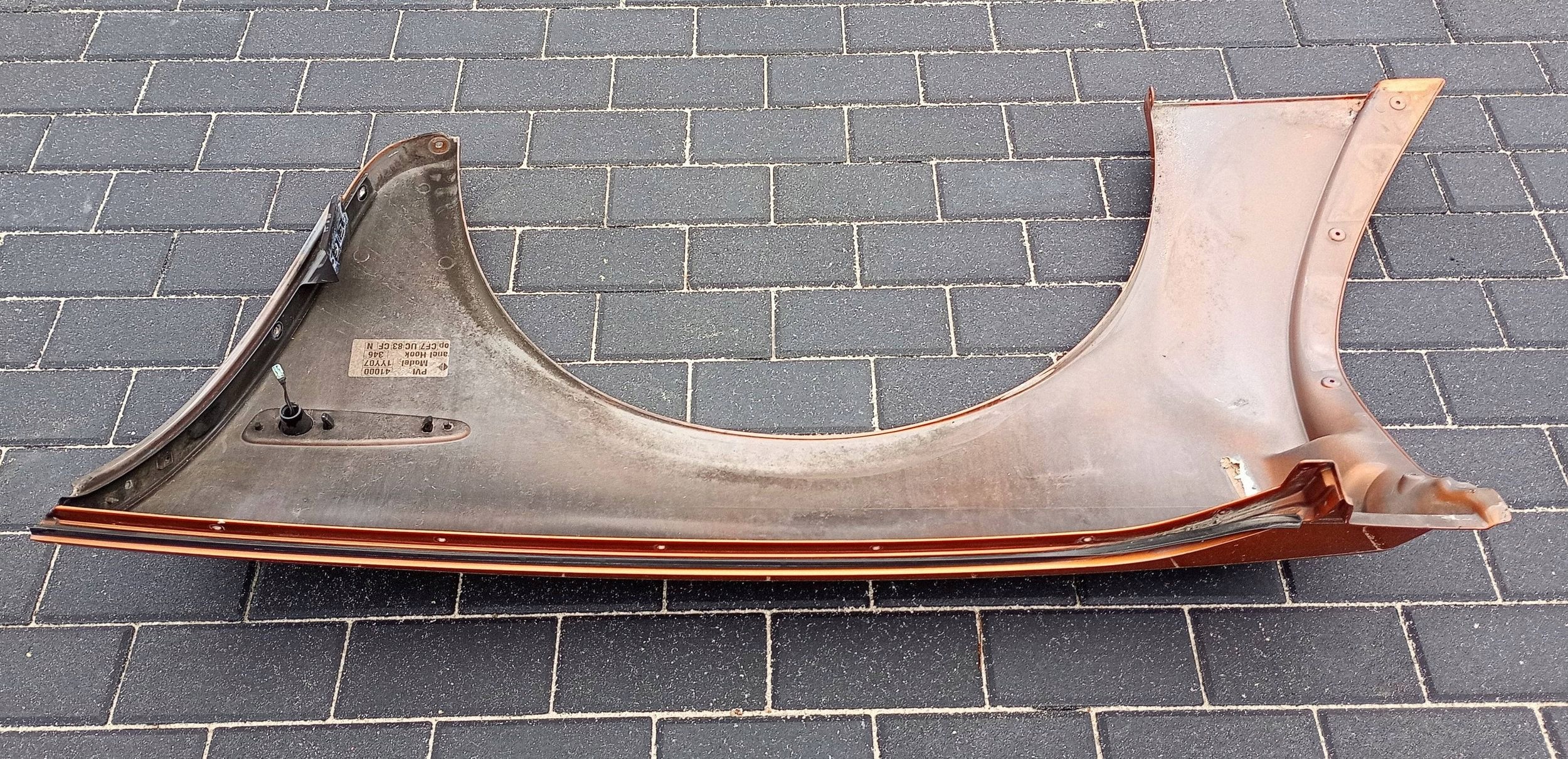 fender right rear part rear right Chevrolet Corvette C6 2005