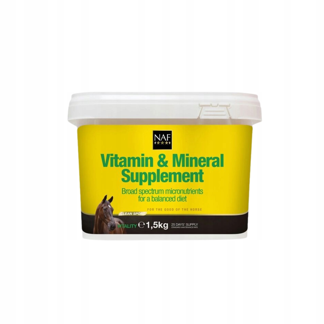 Doplněk stravy pro koně Naf General Purpose Doplněk stravy 1,5 kg vitamíny a minerály
