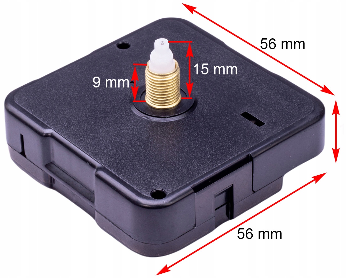 MECHANIZM KWARCOWY DO ZEGARA PŁYNĄCY 9 mm 5168 Kod producenta 5168P9