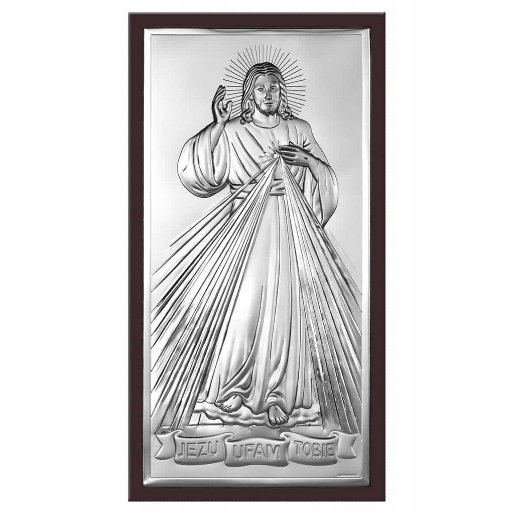 SREBRNY OBRAZ PAMIĄTKA KOMUNII ŚWIĘTEJ GRAWER EAN (GTIN) 8057949959229