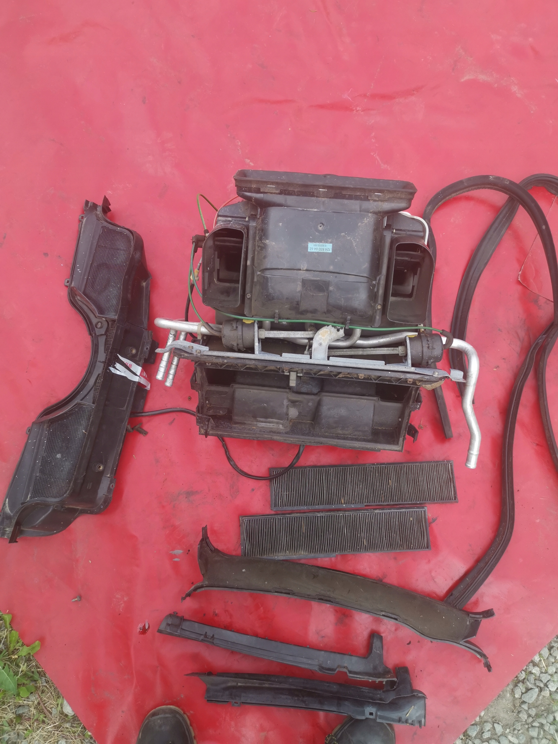 heater MERCEDES 124 z filterm
