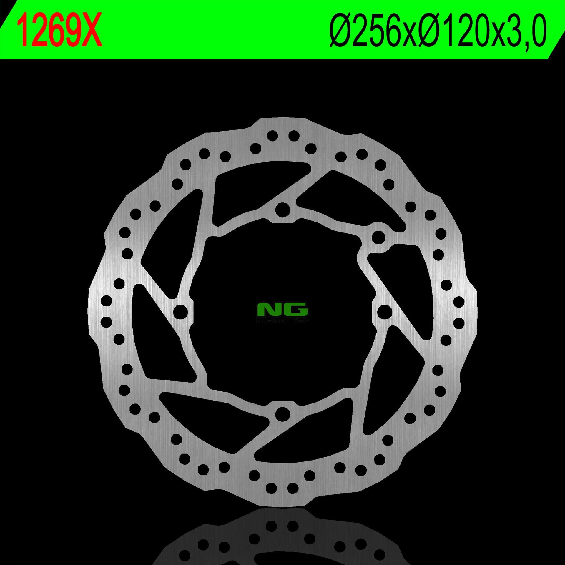 Ng Predný Brzdový Kotúč Sherco 125/250/300/450 14-18 (256X120X3,0 MM)