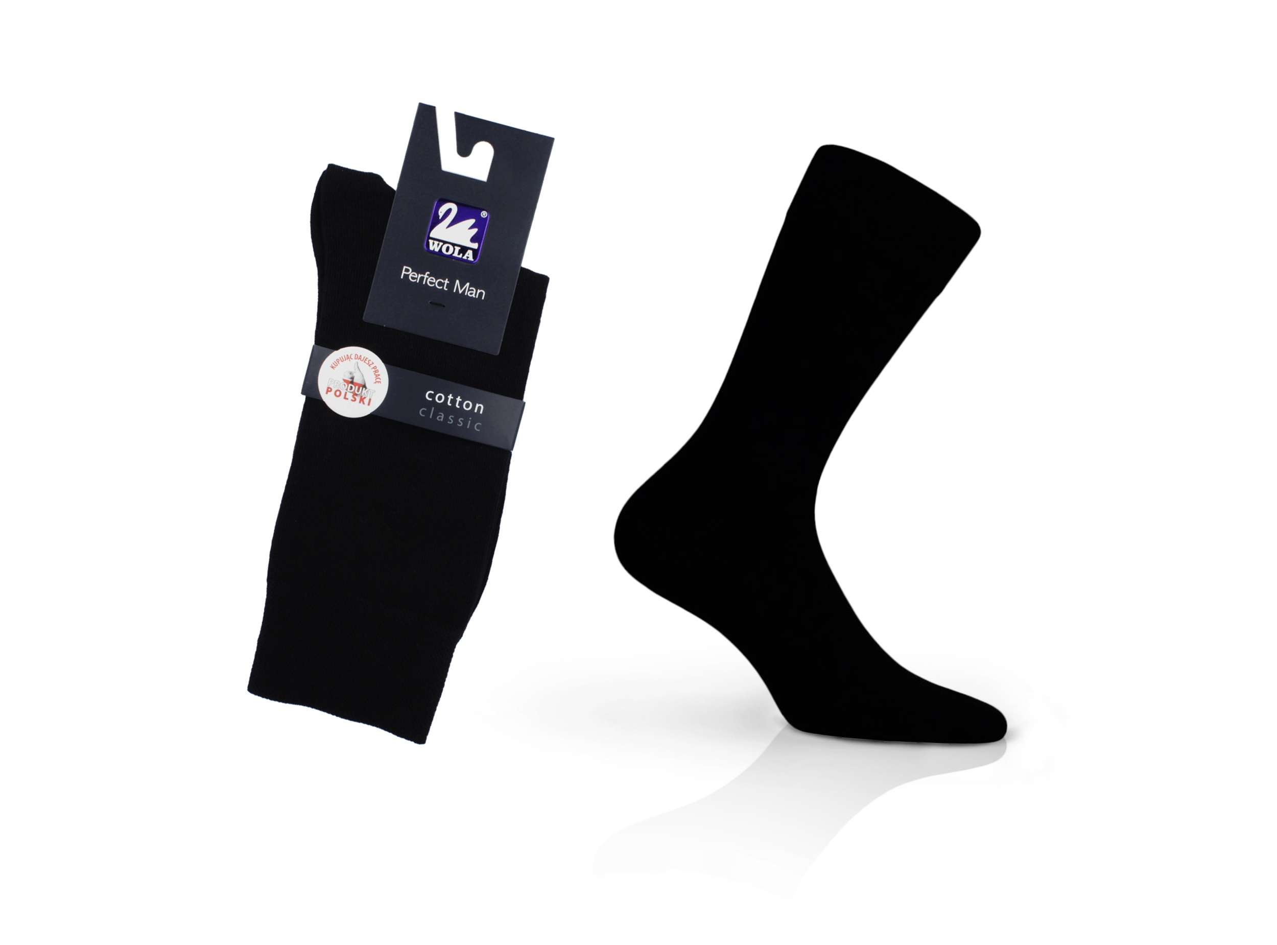 

Wola skarpety Perfect Man bawełna black G95, 48/50
