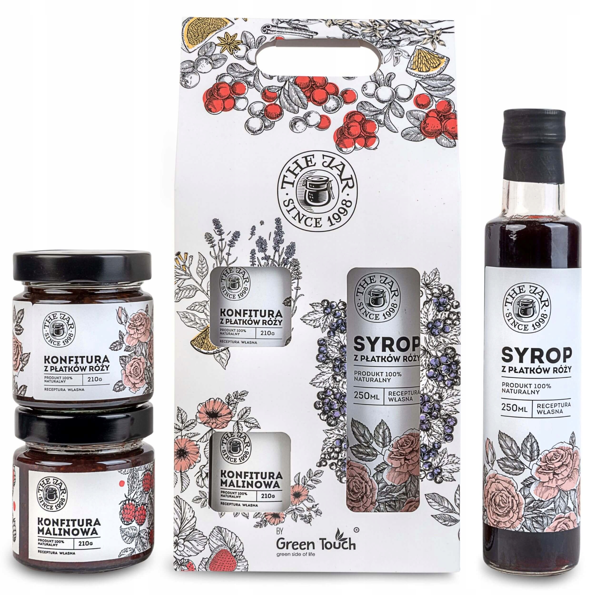 Levně Dárková sada zavařeniny v krabičce, sirup zavařenina jako dárek