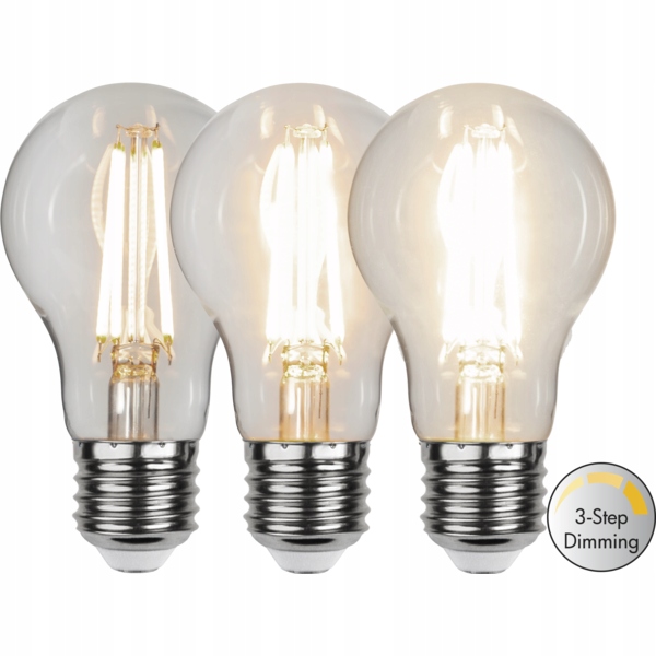 

Żarówka Led E27 6,5W A60 filament 3-STOPNIE mocy