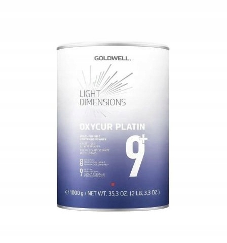 Goldwell Light Oxycur Platin Lightening Rozjaśniacz Bezpyłowy 9+ 1000g