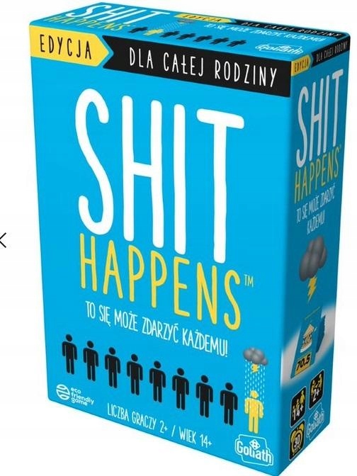 Zabawy I Gry Dla Dzieci Planszówka Karty Do Gry Shit Happens Pełna Śmiechu