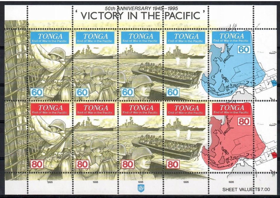 Tonga 1995 Mi ark 1372-1381 Czyste **