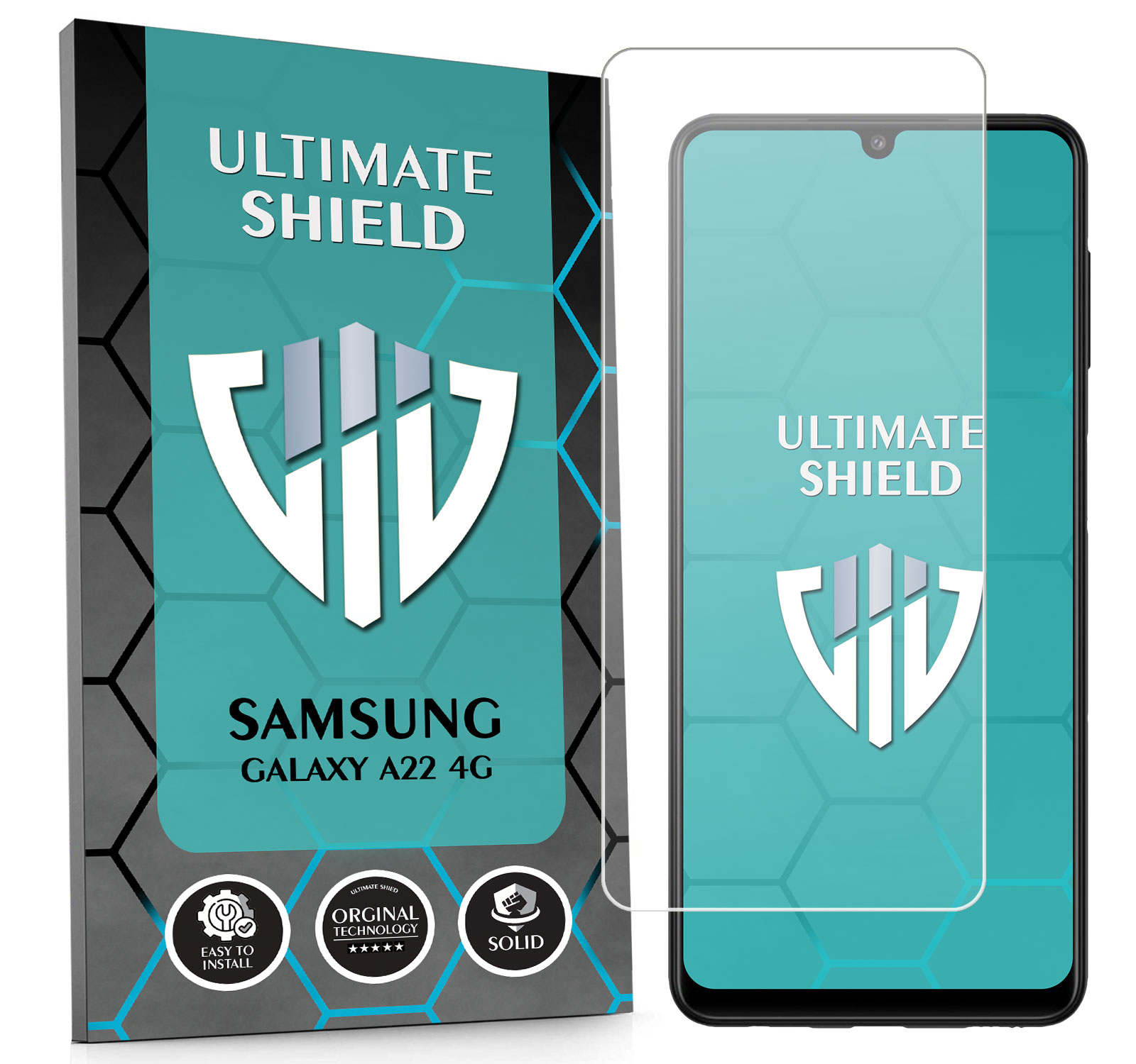 Sklo 3x Displej 7x Fotoaparát Rychlý Objektiv Pro Samsung Galaxy A22 4G