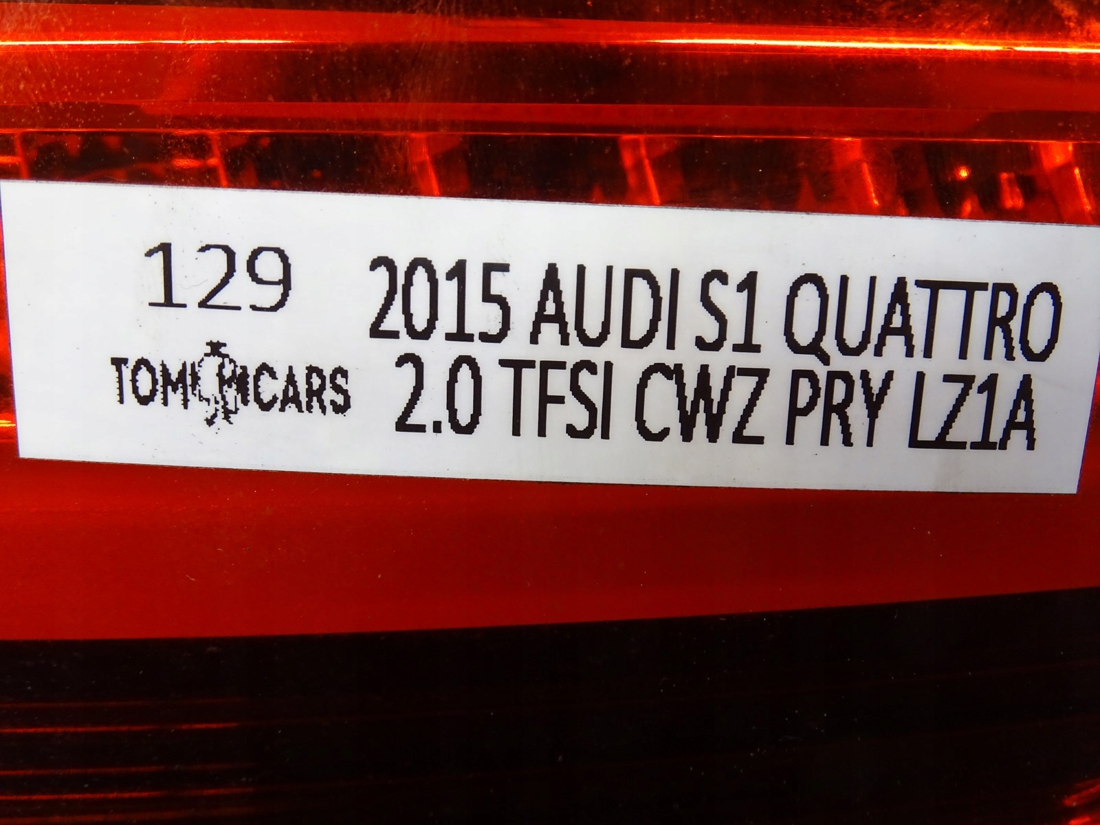 light left rear rear part LED AUDI A1 S1 8X LIFT 8XA945093A