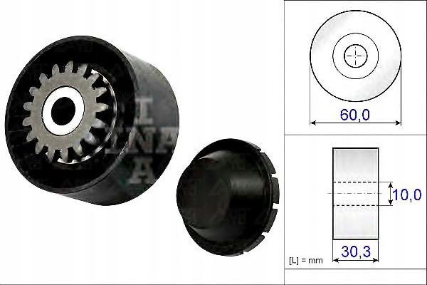 Ina Váleček Vícedrážkového Řemene Renault 1,2 Ina