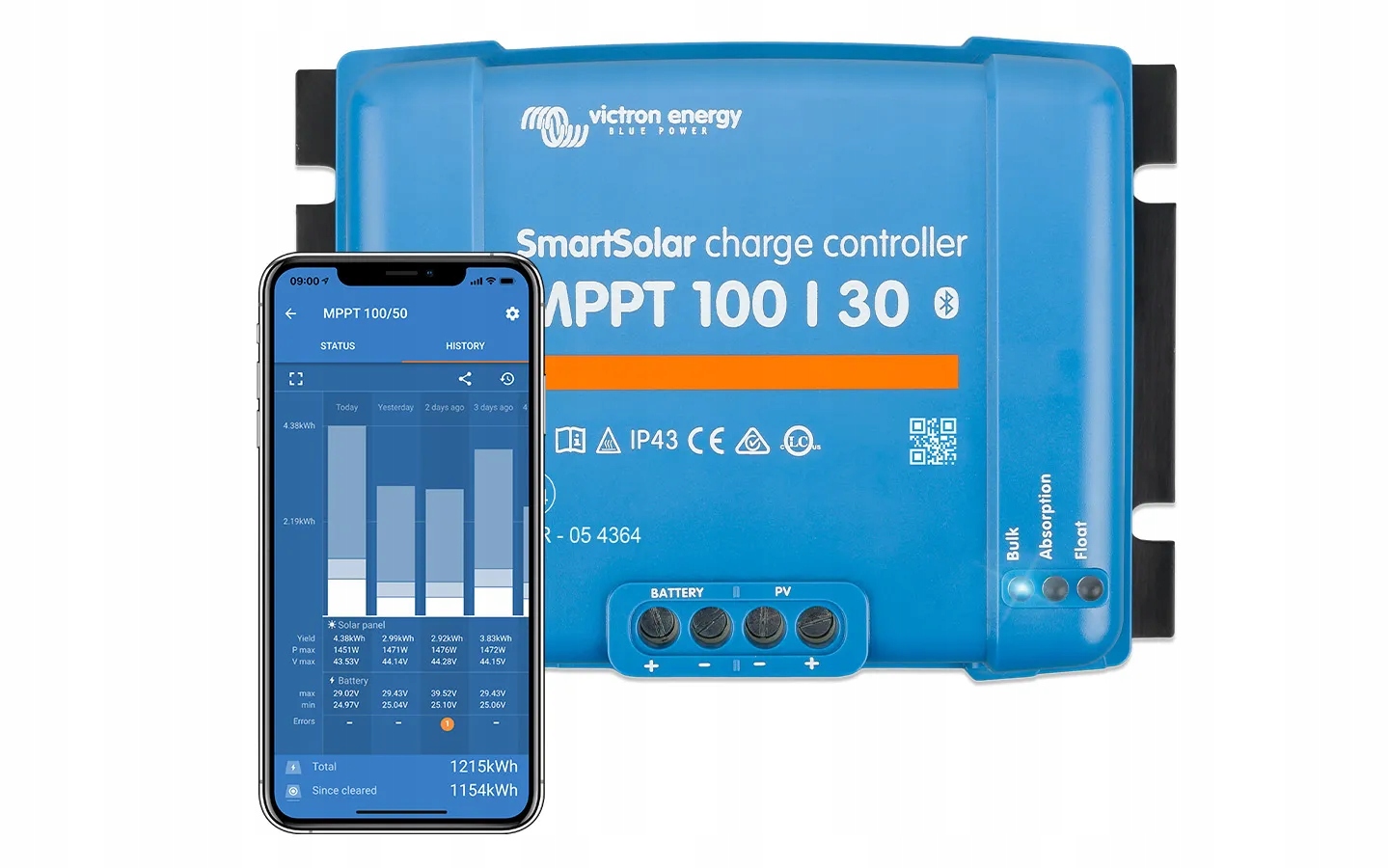 Victron Energy Regulator Kontroler ładowania SmartSolar Mppt 100/30 100V30A