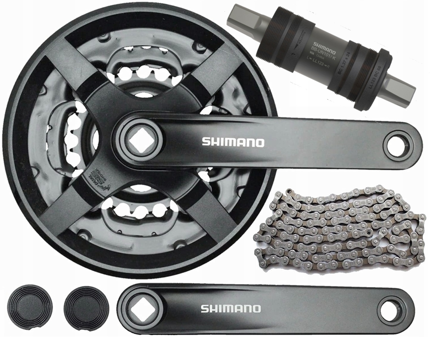 SHIMANO FC-TY301 48/38/28 170 korba suport łańcuch