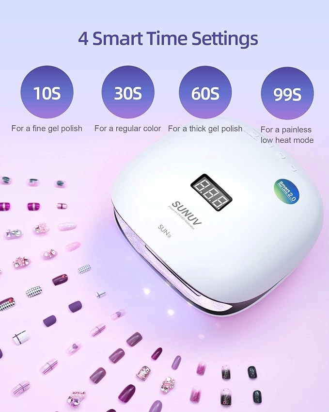 SUNUV SUN4 LAMPA DO PAZNOKCI 48W UV LED Rodzaj LED+UV