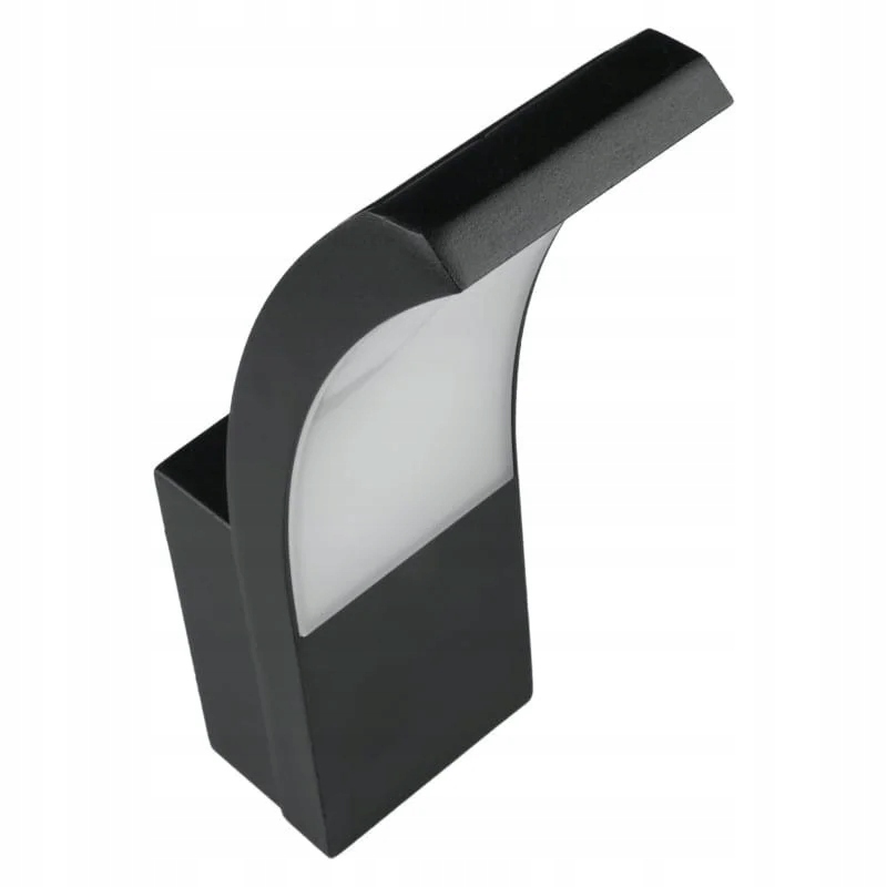 Led fasádní nástěnné svítidlo černé, moderní, 4000K, IP54 Dpm