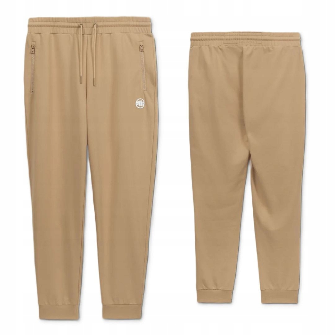 Pitbull West Coast Pánské Tepláky Nugget Světle Pískové XXL