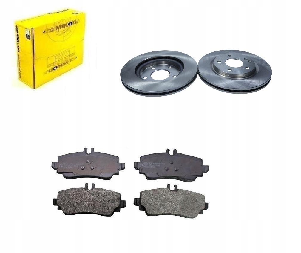 Kotouče Mercedes A W168 Přední 276 Ventilů Sada
