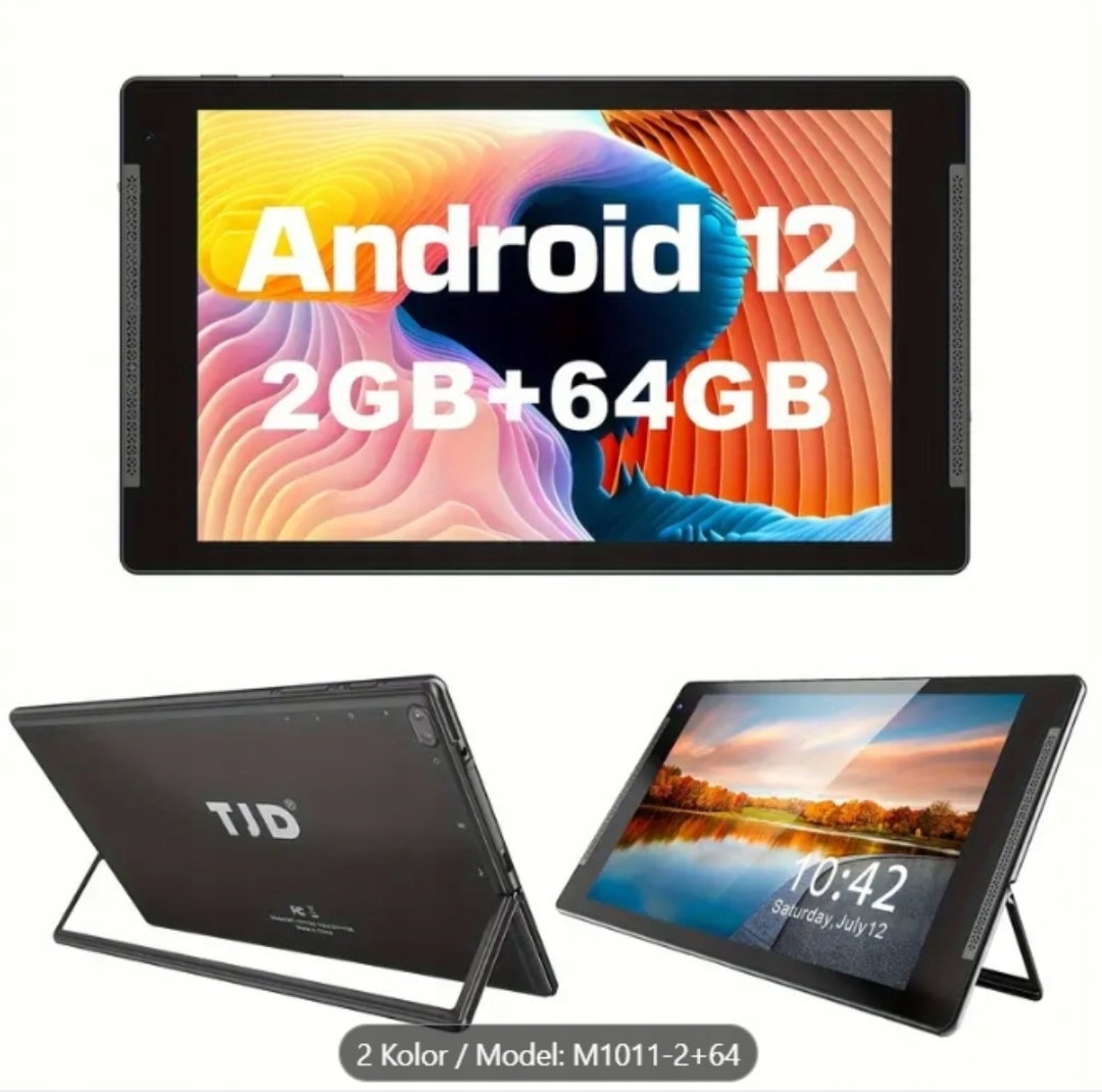 Tablet Tjd MT-1011QR 10,1" 2 Gb 64 Gb čierny