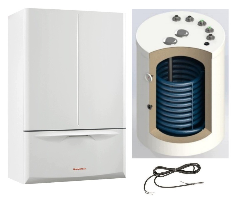 Immergas Victrix Extra 24 Plus Kocioł Gazowy PW1GT 160 Podgrzewacz Cwu Set