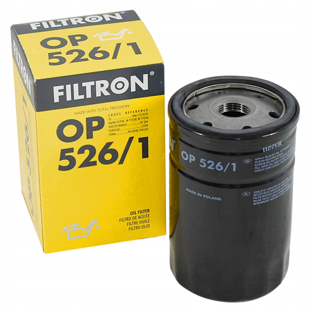 FILTRON FILTR OLEJU AUDI A3 8P 8L 1.6