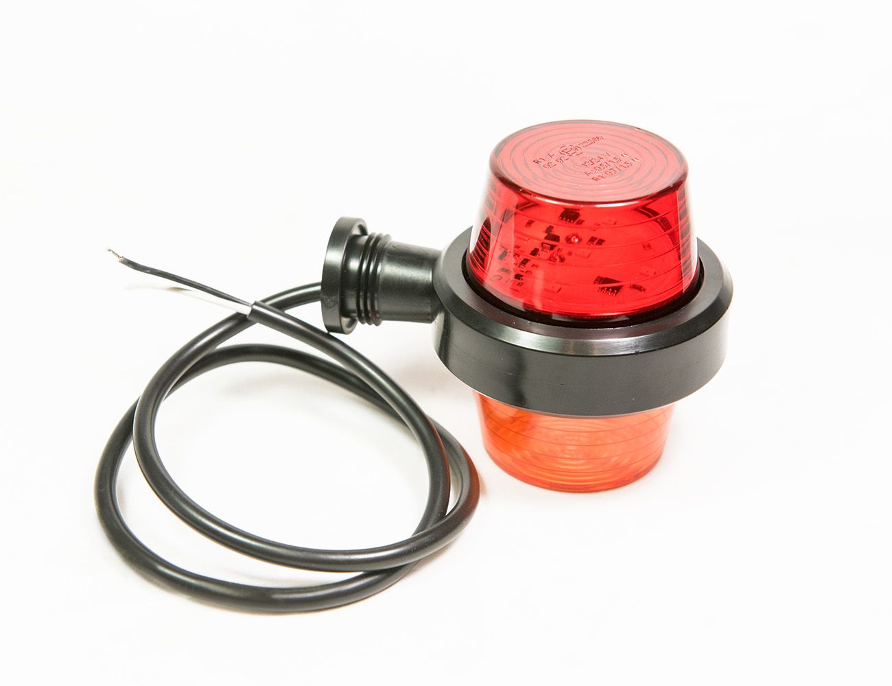 OBRYSÓWKA CZERWONO-POMARAŃCZOWA OLD SCHOOL LED Producent części Horpol