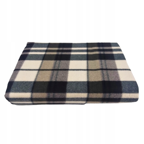 MATA PLAŻOWA Z IZOLACJĄ KOC PIKNIKOWY 130X150 CM Wzór krata