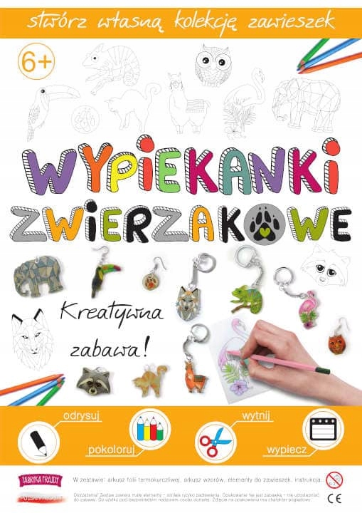 

Wypiekanki Zwierzęta breloczki zawieszki Diy folia