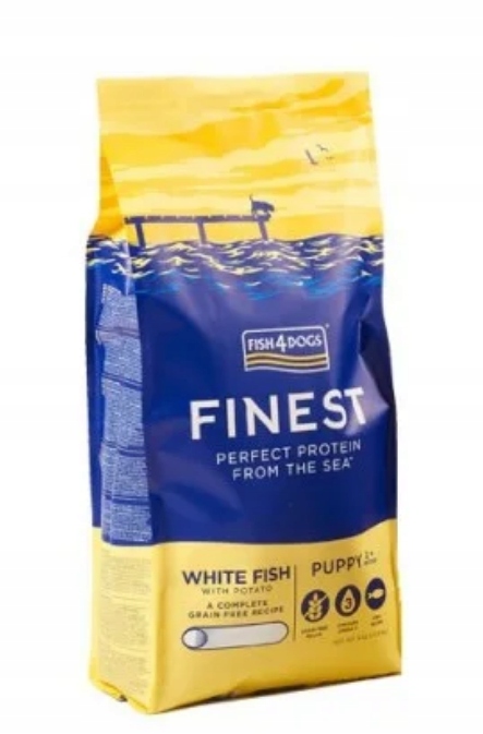Fish4Dogs Finest White Fish Puppy Large Kibble 6kg