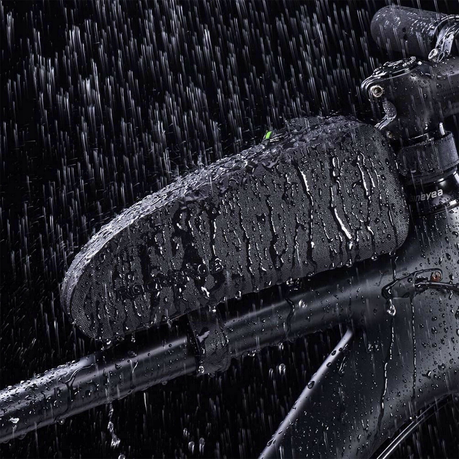 Torba na ramę ROCKBROS AS-019 Sakwa na rower 1L Kolor dominujący czarny