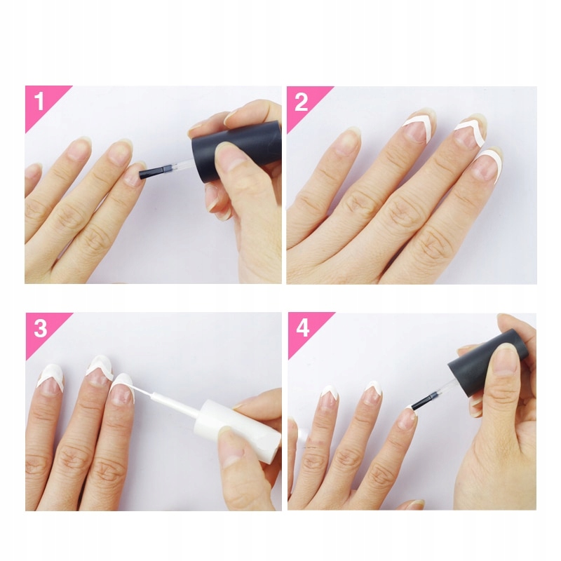 PASKI NAKLEJKI DO FRENCH MANICURE SAMOPRZYLEPNE 48szt Kod producenta 5905965212312