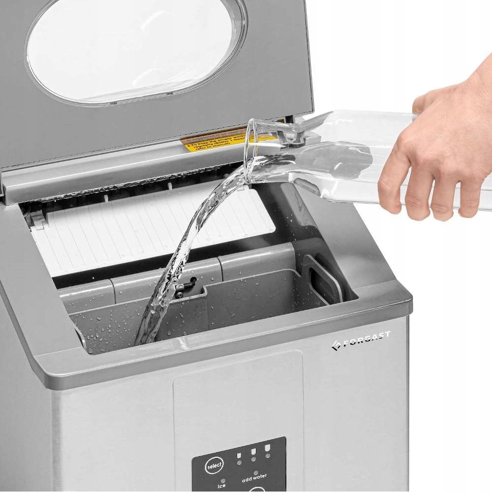 KOSTKARKA DO LODU PROFESJONALNA DO 15KG/DOBĘ FORGAST FG07516 Kod producenta FG07516