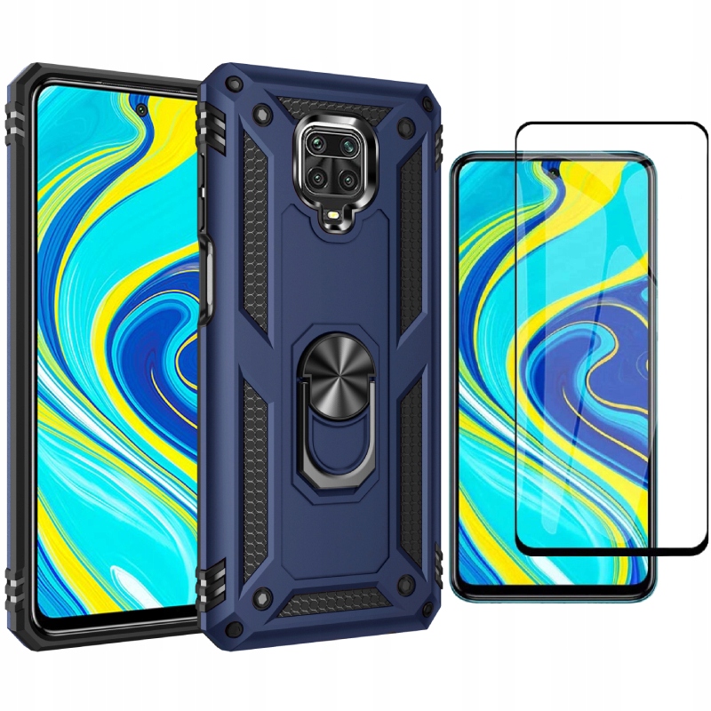 

Etui Pancerne Ring Nx Do Redmi Note 9S/9 Pro Szkło