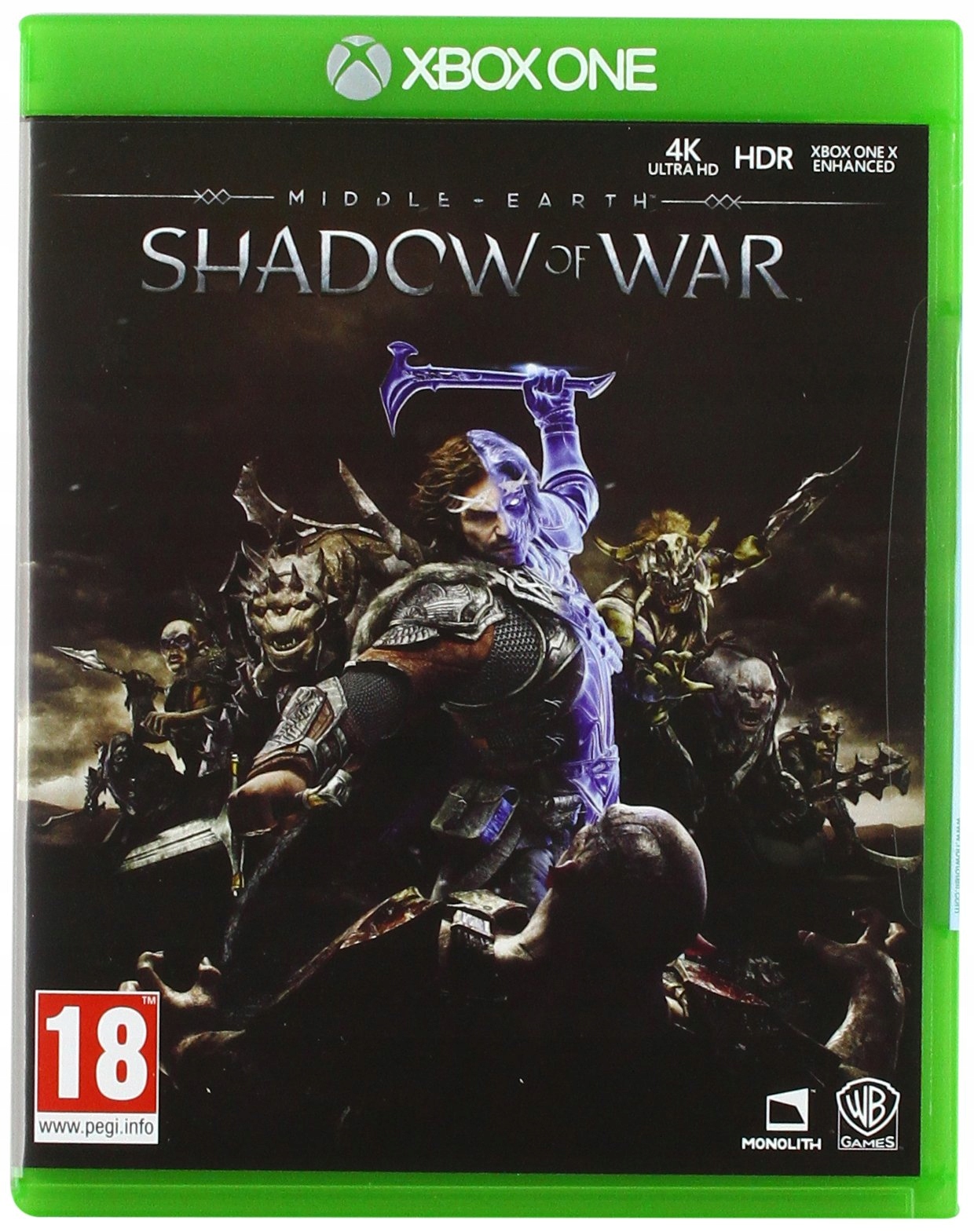 MIDDLE EARTH SHADOW OF WAR XBOX ONE NOWA