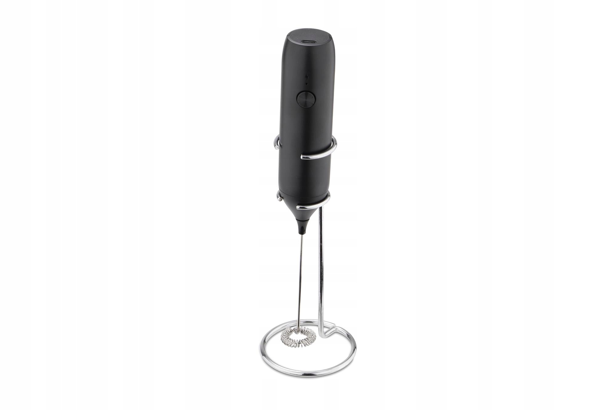 Elektrický šlehač mléka se stojanem s Usb typ C